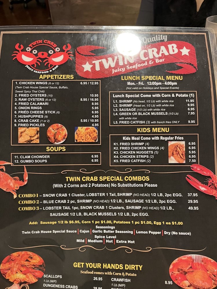 Twin Crab Menu - Image 12
