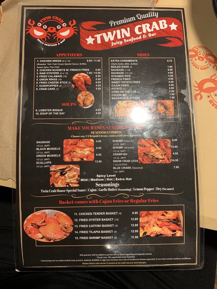 Twin Crab Menu - Image 6